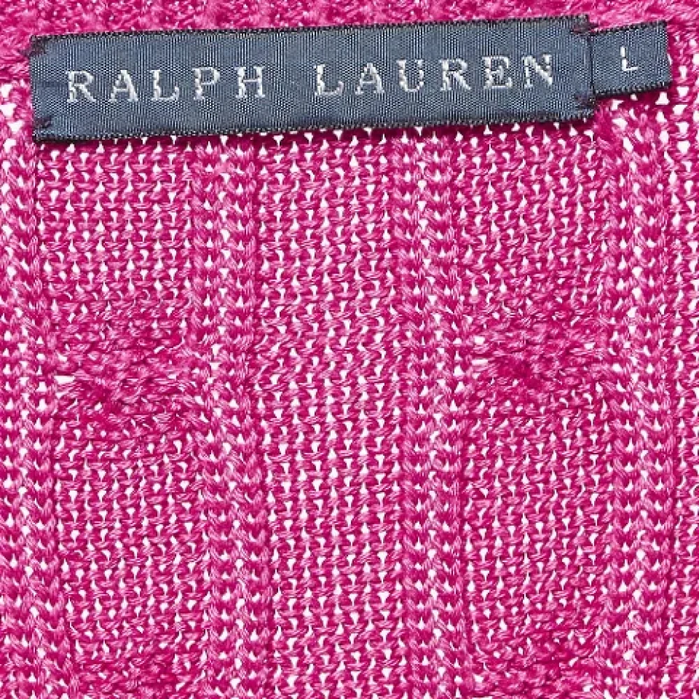 Ralph Lauren Pre-owned Fabric tops Pink Dames