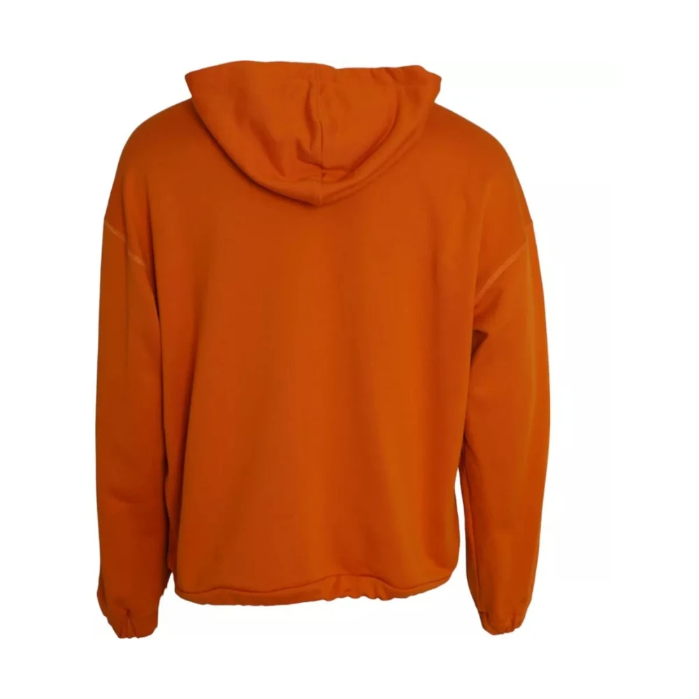 Dolce & Gabbana Oranje Hoodie met Logo Orange Heren