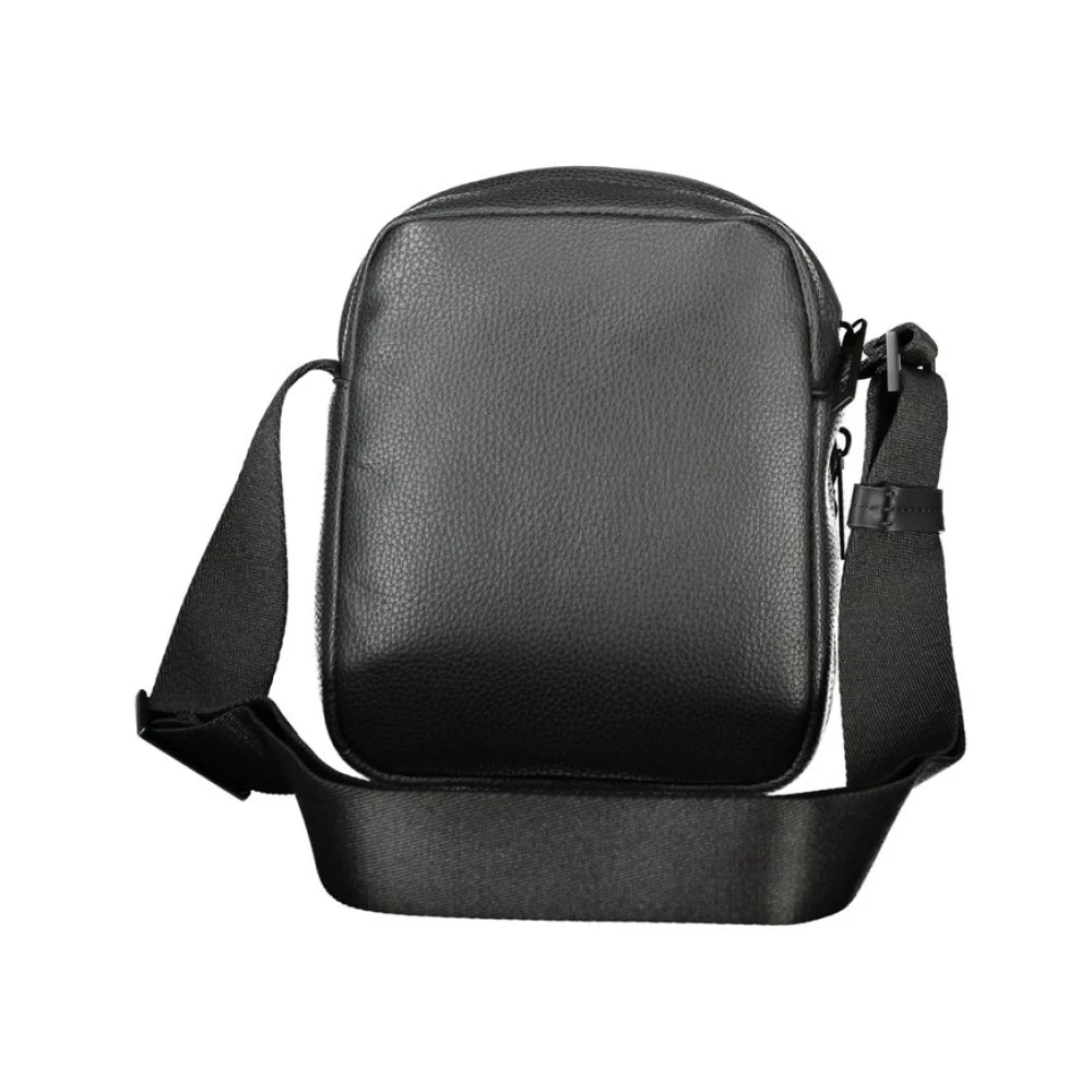 Calvin Klein Zwarte Polyester Schoudertas Black Heren