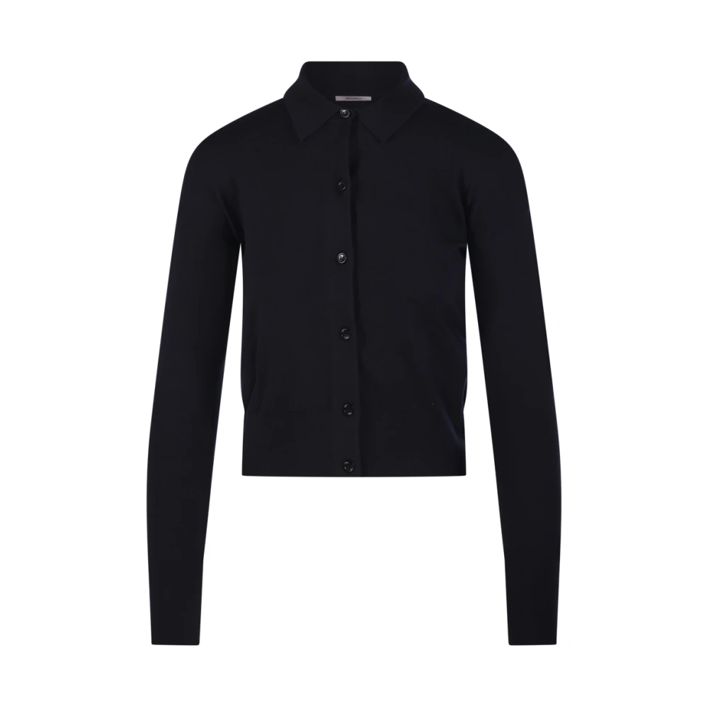 Max Mara Blue Medeola Cardigan - Female - Cardigans - M - Knitwear