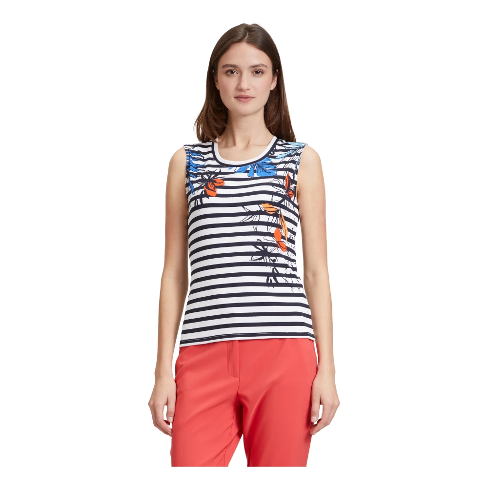 Betty Barclay Gestreepte Ribgebreide Top Multicolor Dames