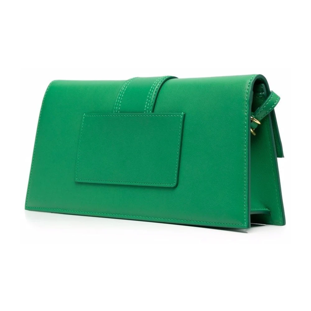 Jacquemus Groene Leren Schoudertas Green Dames