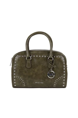 Thompson Medium Distressed Studded Satchel