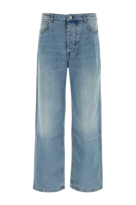 Baggy-fit bomullsjeans