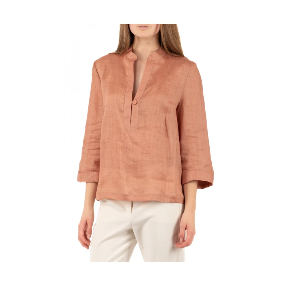 Hanita Elegante Blouse Orange Dames