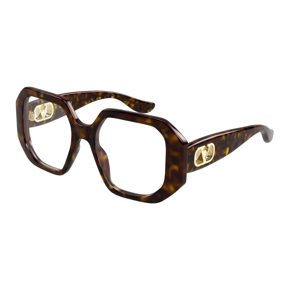 Valentino Women's Brown Glasses, 51 Mm, Geometric-Frame Eyeglasses