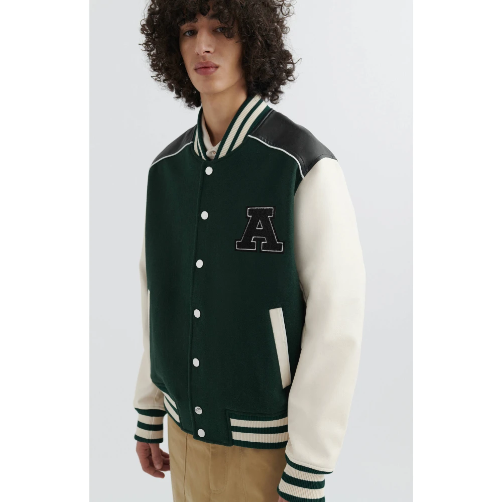 Axel Arigato Ivy Varsity Jacket Green Heren