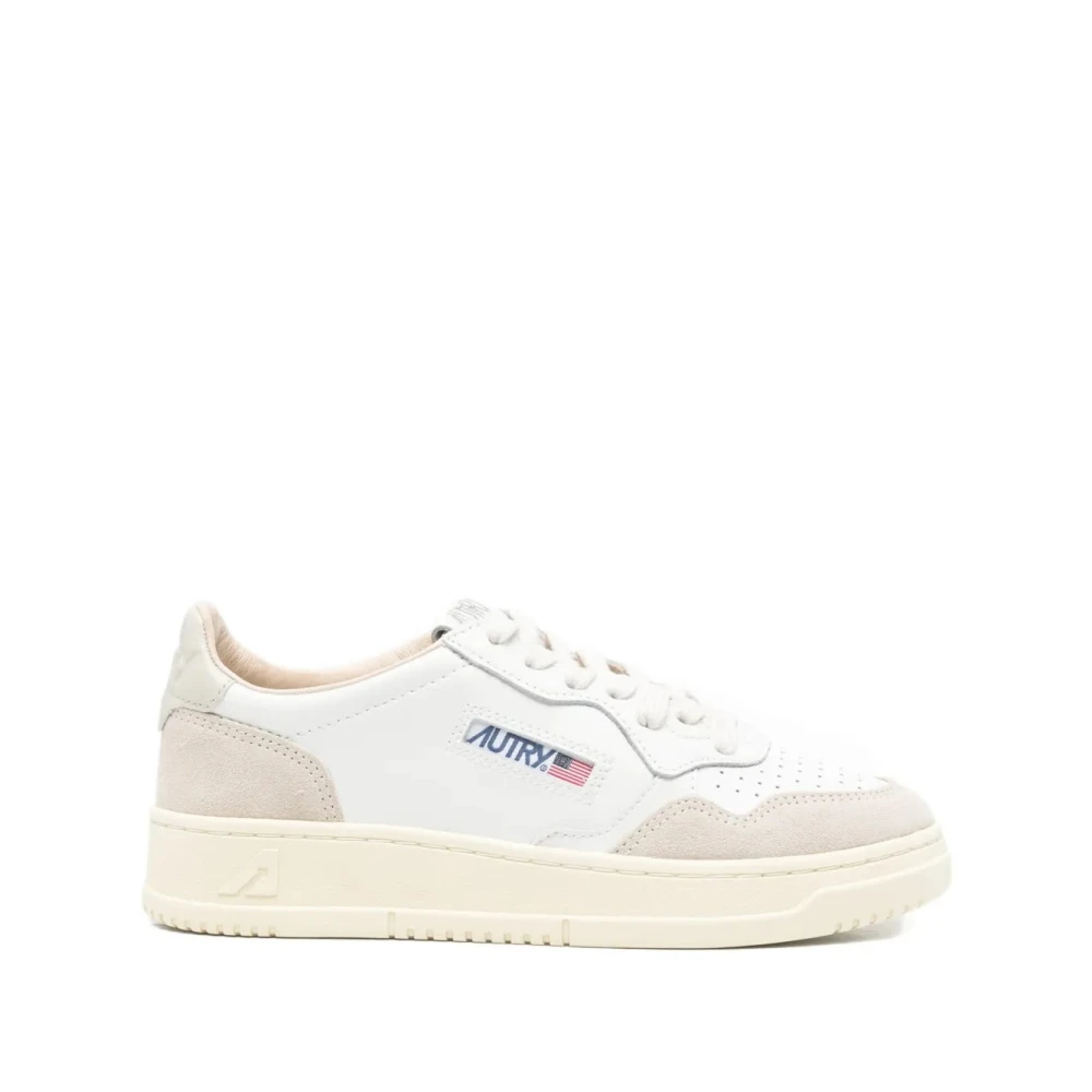 Autry White Sneakers, Female, 7 Uk, Medalist Low