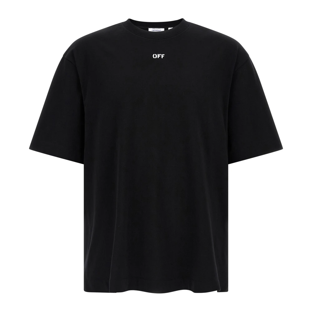Off White Men's Black T-Shirts, S, 3D Arrow Spray T-Shirt