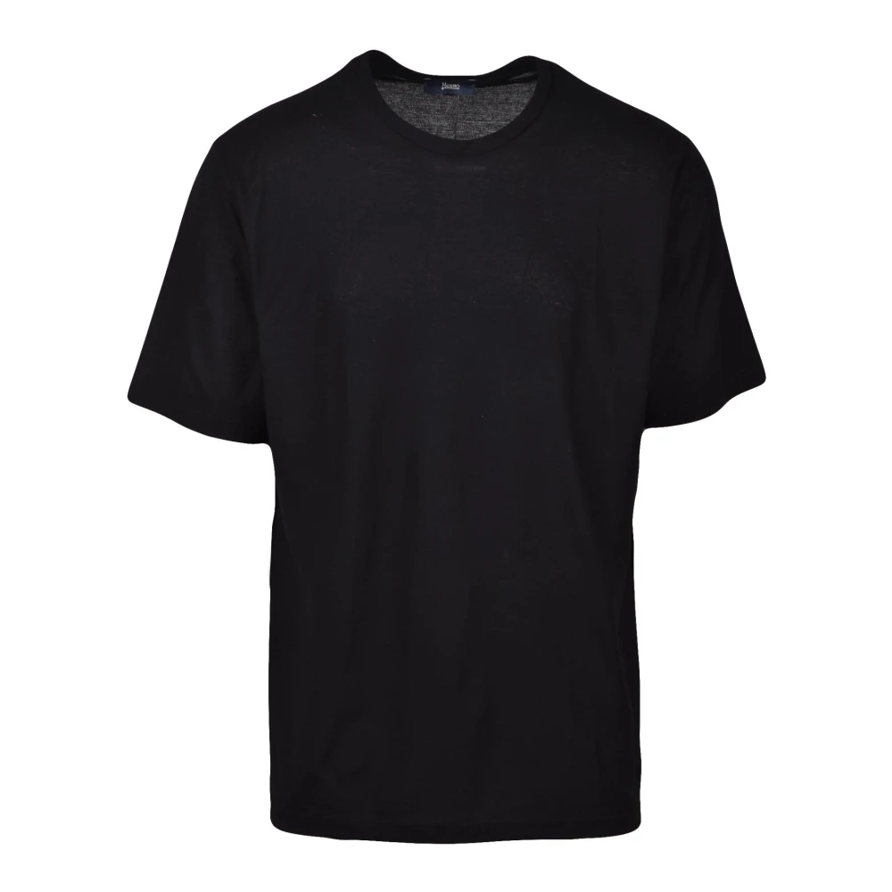 Herno Tshirt Black Heren