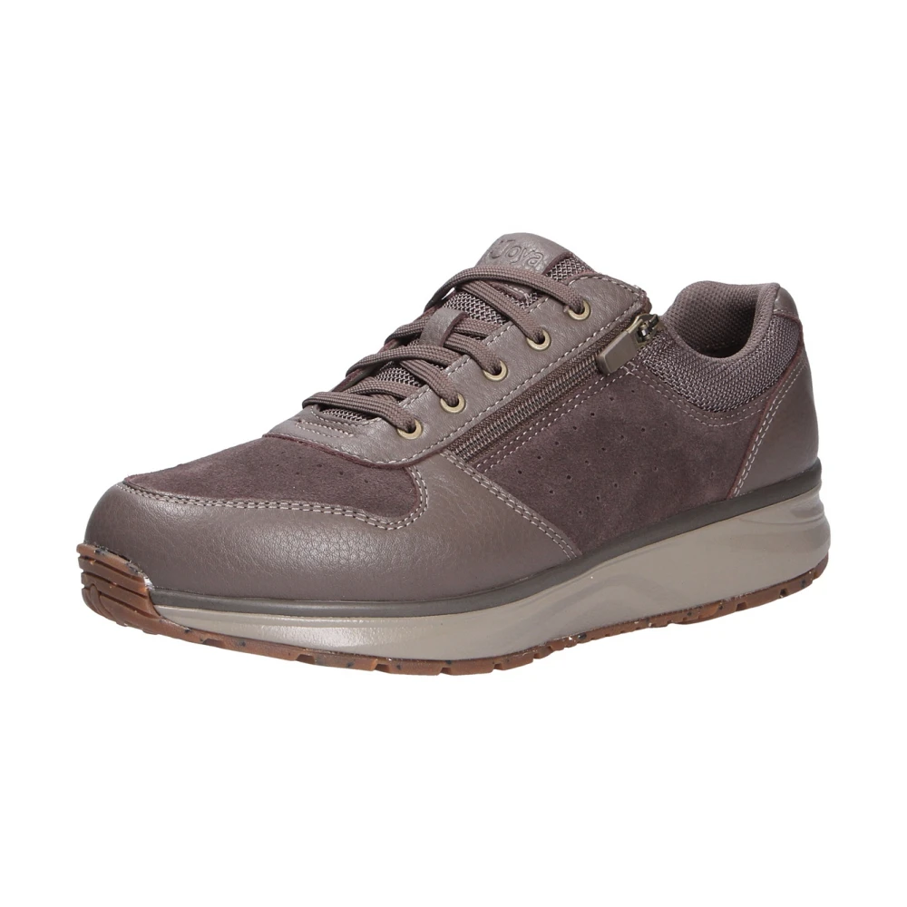 Joya Comfortabele Bruine Rits Schoen Dynamo Heren Schoenen
