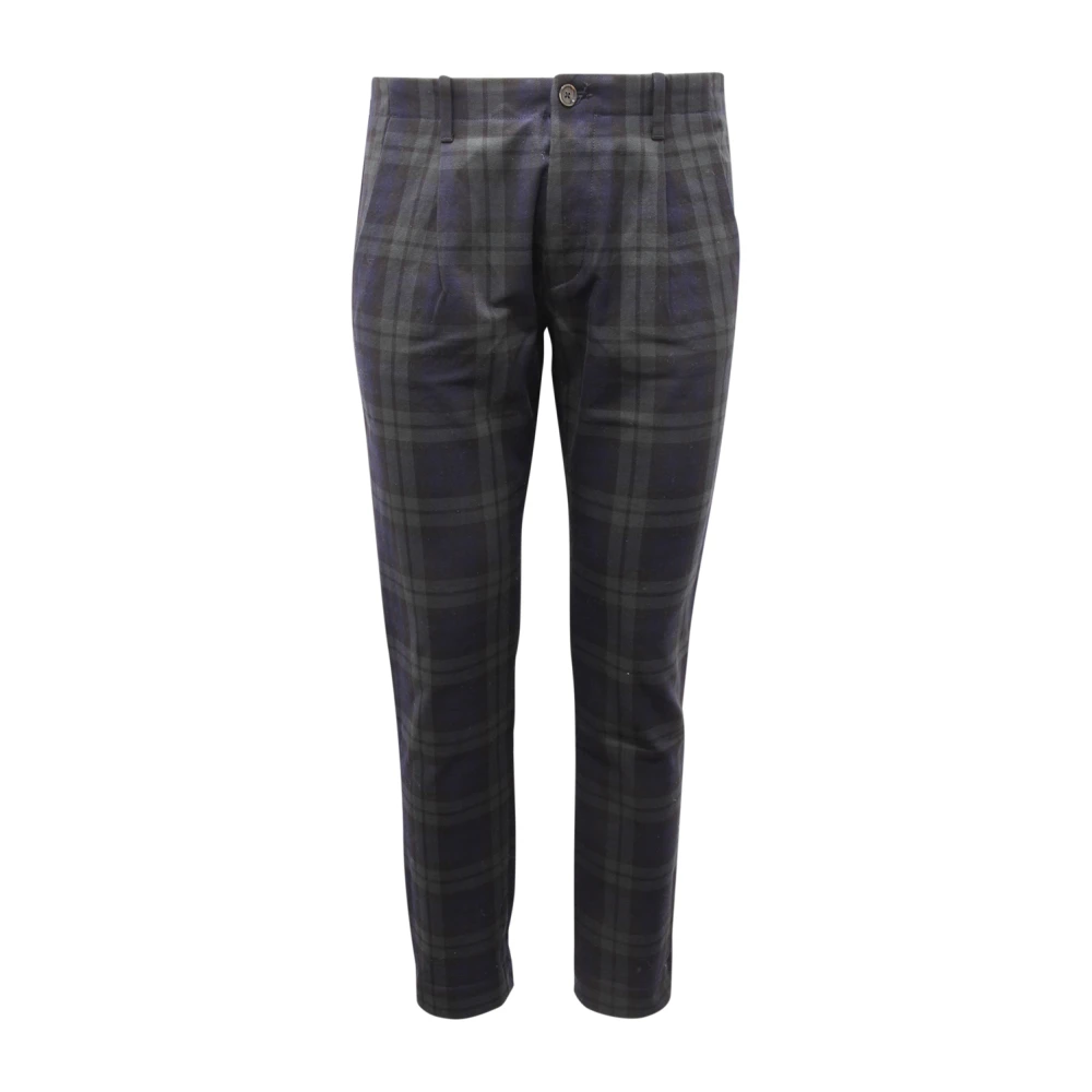 Nine In The Morning Men's Green Chinos, S, Blackwatch Denim Chino Trousers