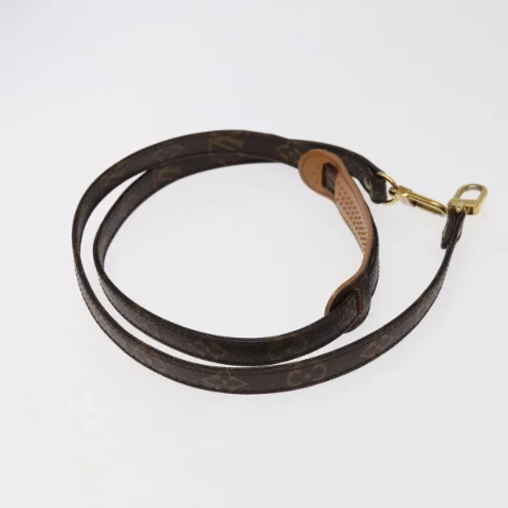 Louis Vuitton Vintage Pre-owned Leather home-office Brown Dames