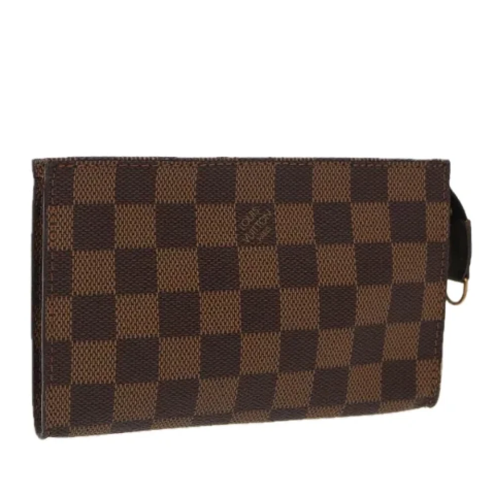 Louis Vuitton Vintage Pre-owned Canvas pouches Brown Dames