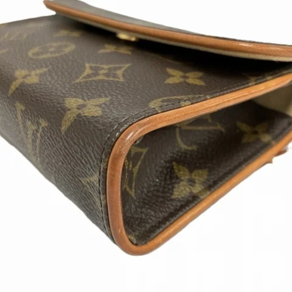 Louis Vuitton Vintage Pre-owned Fabric crossbody-bags Brown Dames
