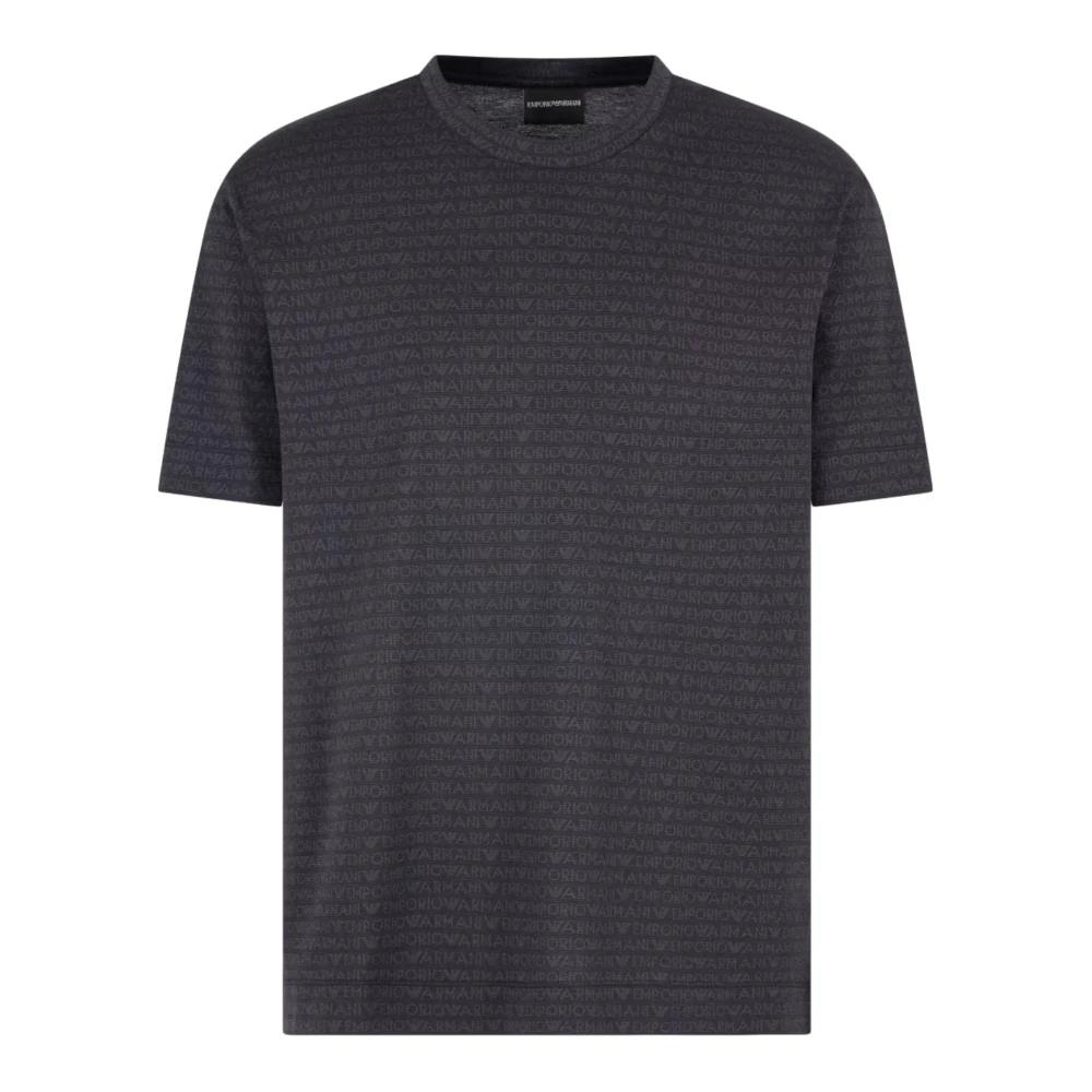 Emporio Armani Herren Schwarz Oberteile, K, Sgröße: