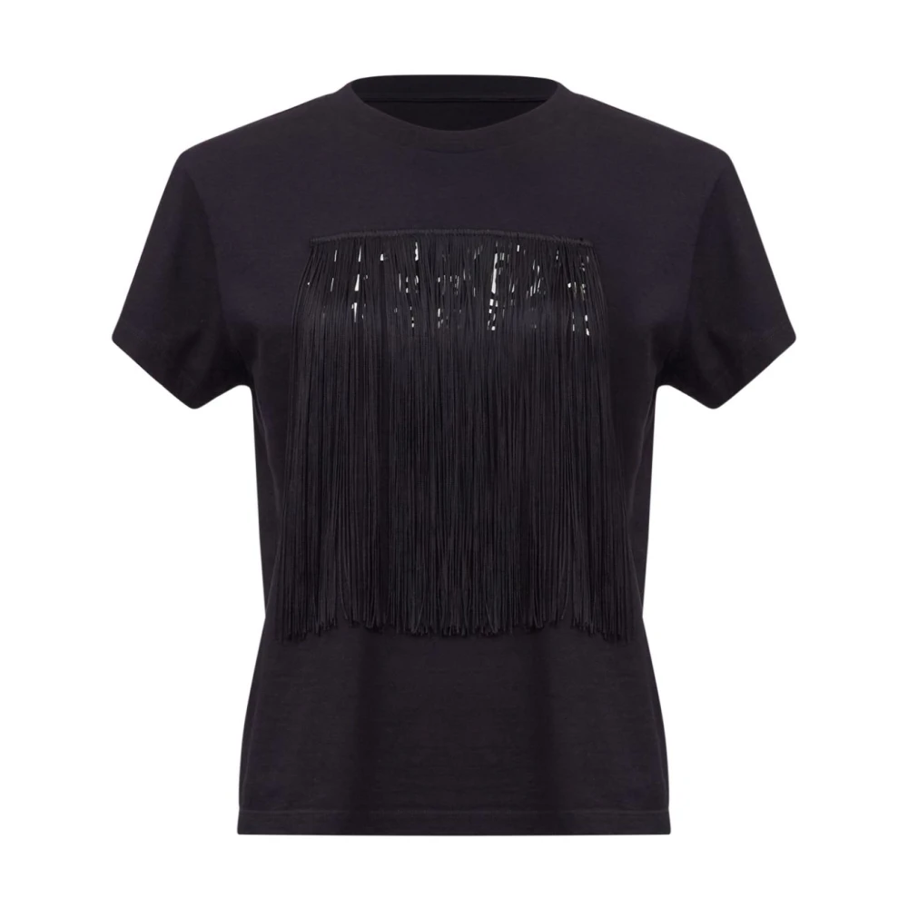 MM6 Maison Margiela T-shirt Black Dames