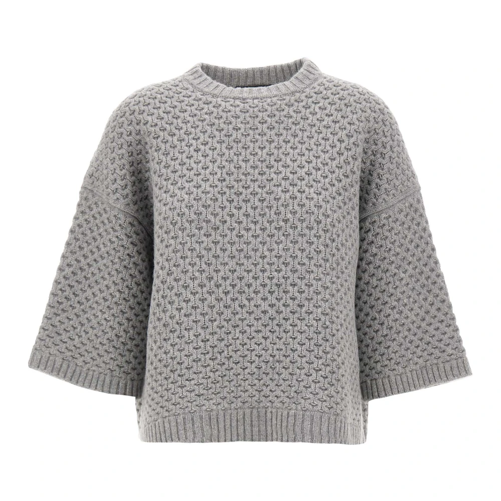 Fabiana Filippi Zachte Kabeltrui Grijs Gray Dames