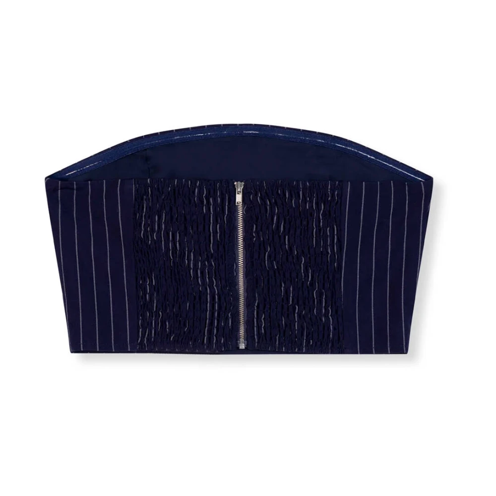 Refined Department Mouwloze Eline Top Blue Dames