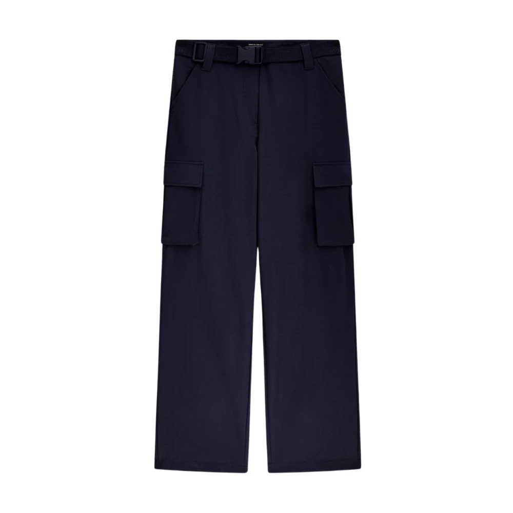 Guess Vrouw Blauw Broeken Dames, M, W6gb 01 W1416-G7v2 Wijde Broek