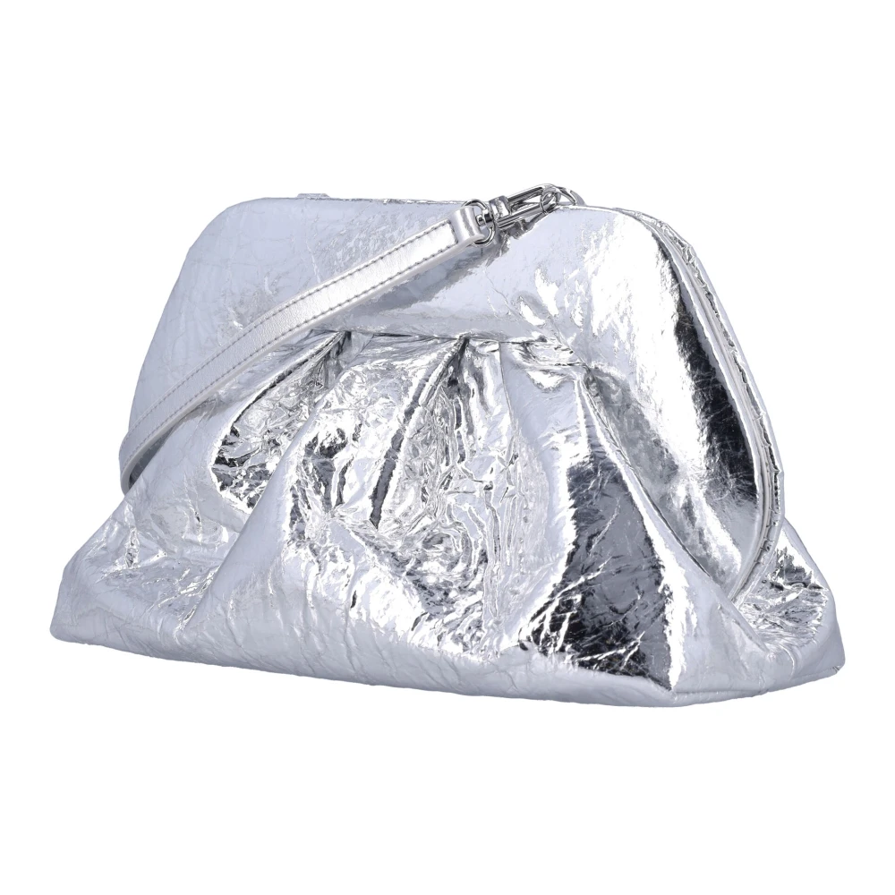 THEMOIRè Zilver Ananas Clutch Handtas Gray Dames