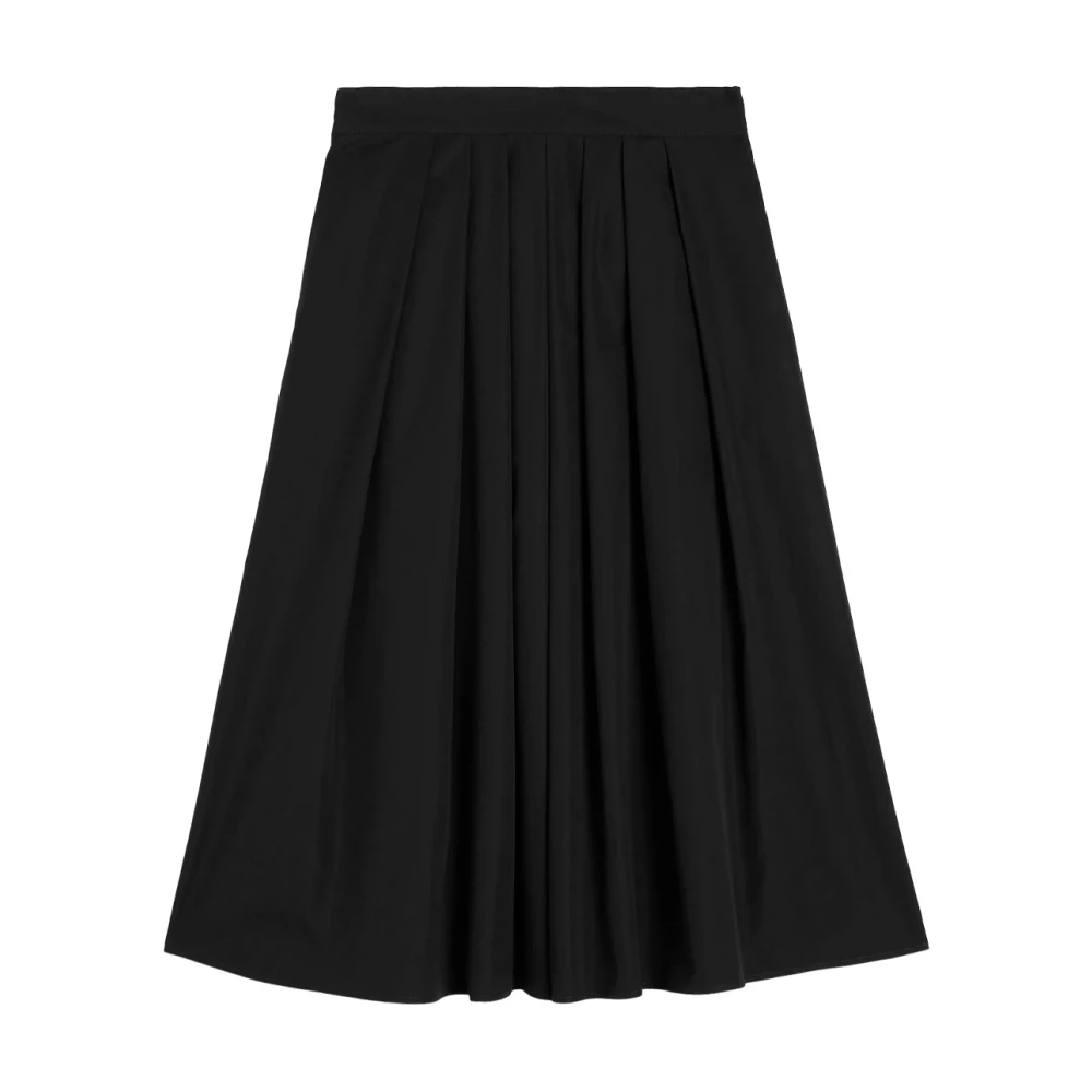 Aspesi Geplooide katoenen rok Blue Dames