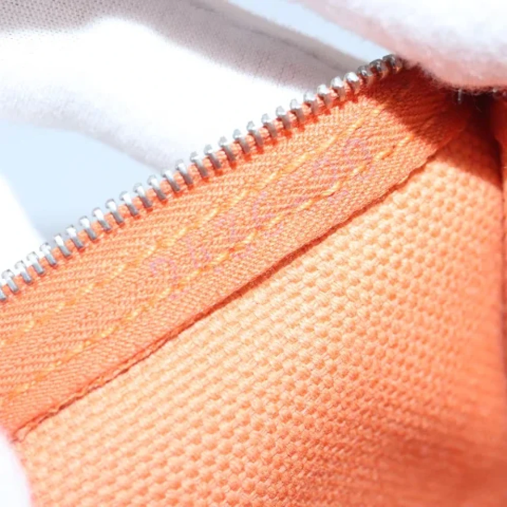 Hermès Vintage Pre-owned Canvas handbags Orange Dames