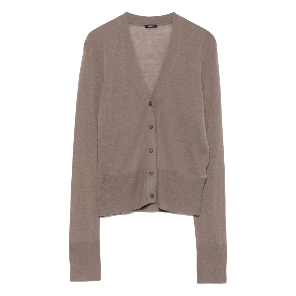 Joseph Women's Brown Green Cashmere Cardigan - Cashmere Knitwear - Xl - Knitwear