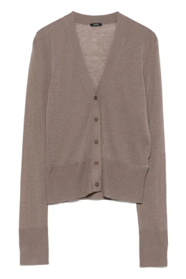 Grön Cashmere Cardigan