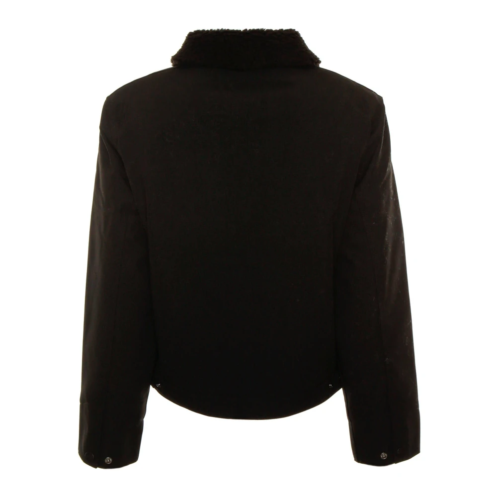 Carhartt WIP Leo-Optik Loose-Fit Jas Black Dames