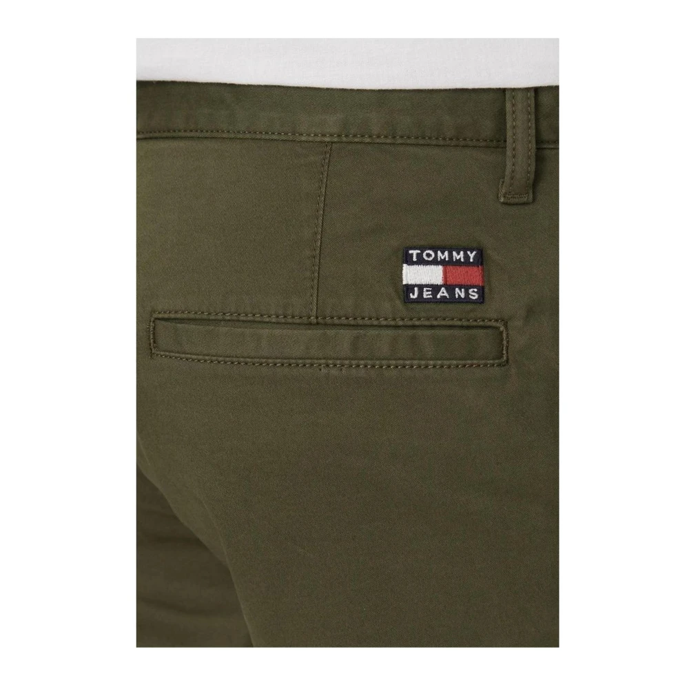 Tommy Jeans Katoenen Bermuda Shorts Heren Collectie Green Heren