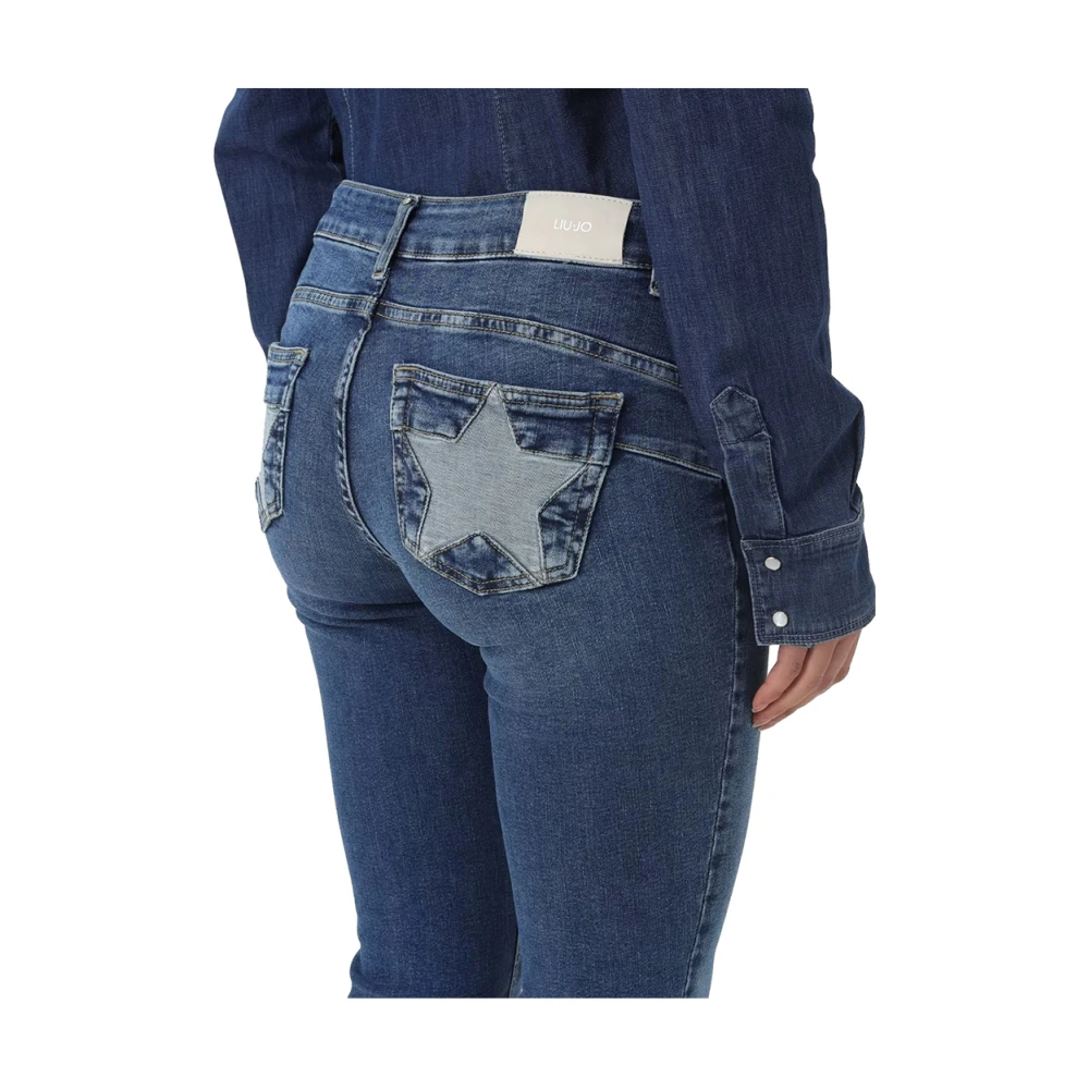 Liu Jo Blauwe Trendy Jeans Blue Dames