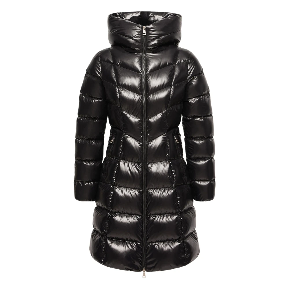 Moncler , Damen, Mäntel, Schwarzk, Xl