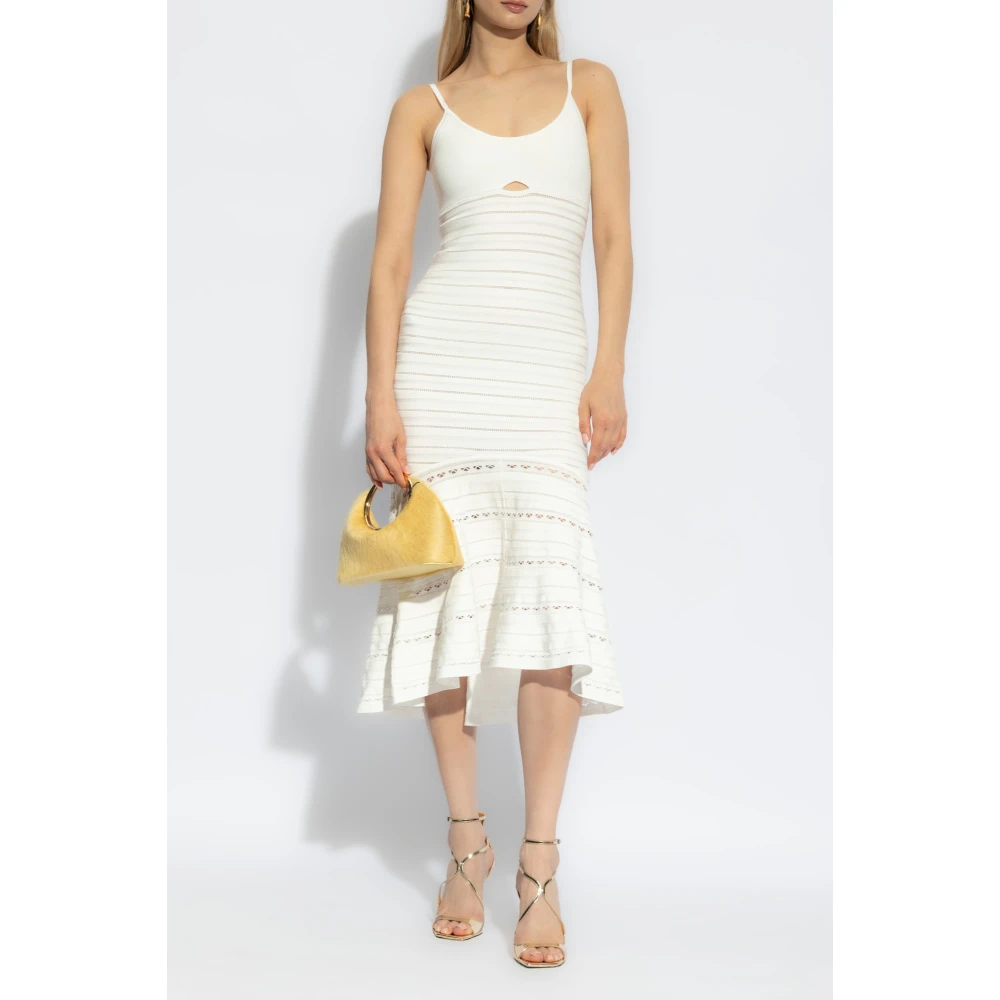 Victoria Beckham Jurk met bandjes White Dames