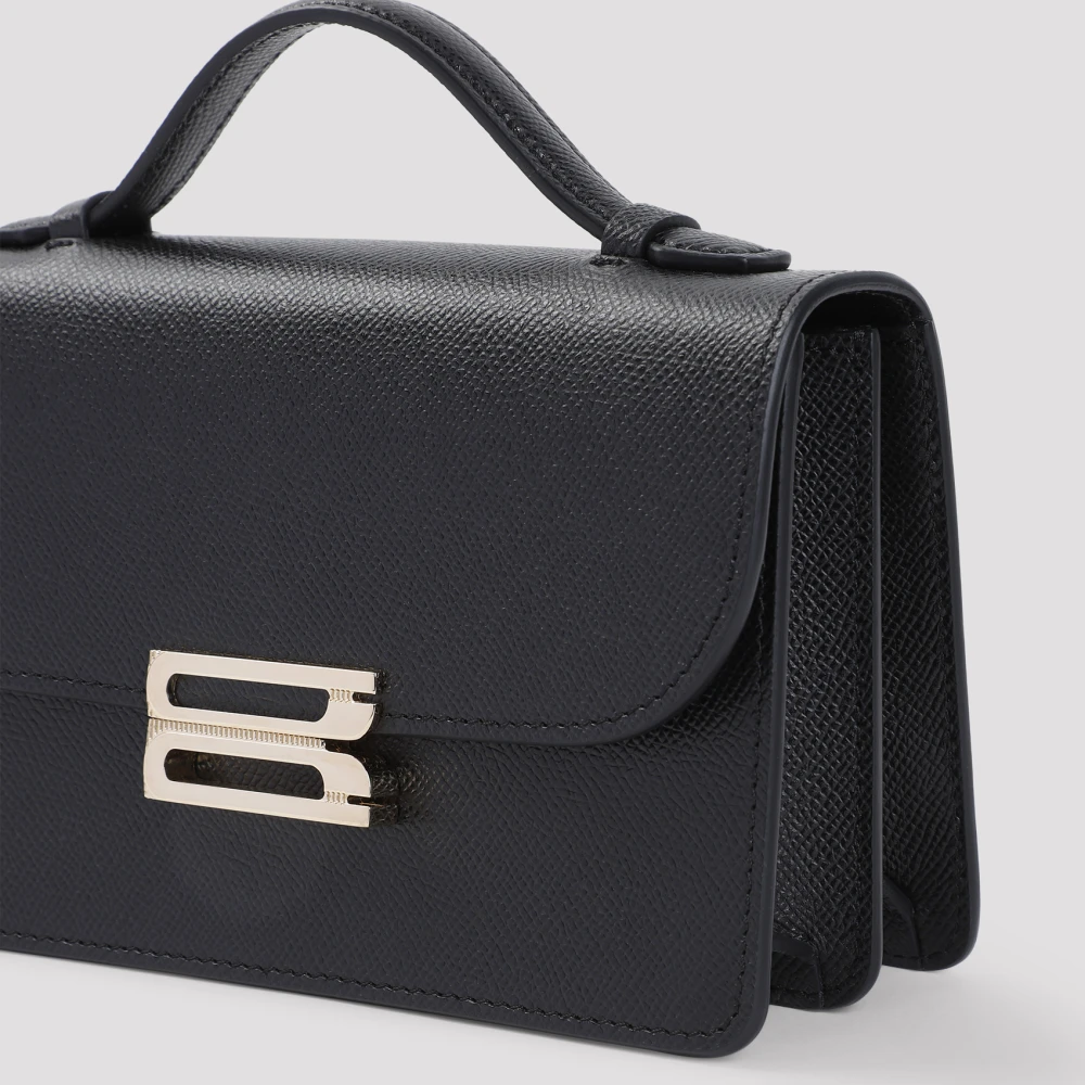 Victoria Beckham Zwarte schoudertas voor vrouwen Black Dames