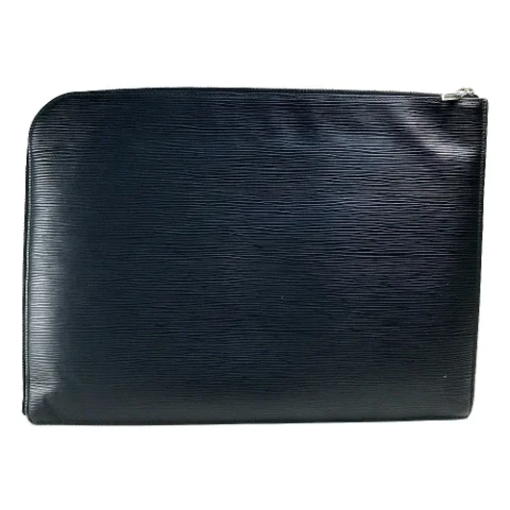Louis Vuitton Vintage Pre-owned Leather louis-vuitton-bags Black Dames