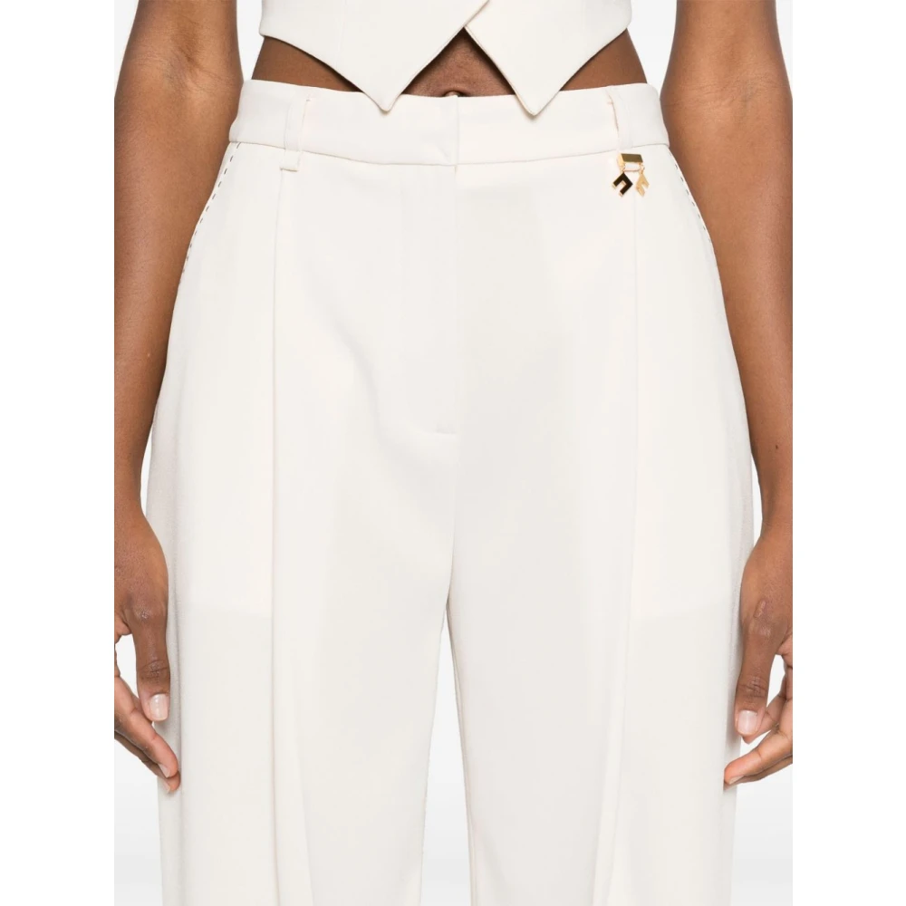Elisabetta Franchi Panna Broek Ss25 Dameskleding Beige Dames