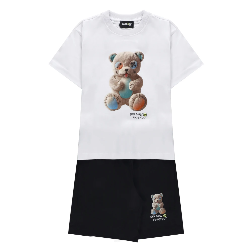 Barrow Multicolor Kids Sets, Male, 14 Y, Graphic-Print Shorts Set