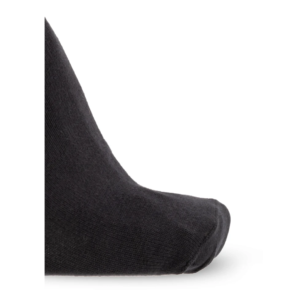Maison Kitsuné Sokken met logo Black Heren