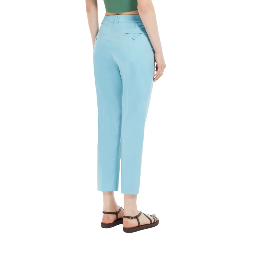 Max Mara Ginéceo Broek Blue Dames