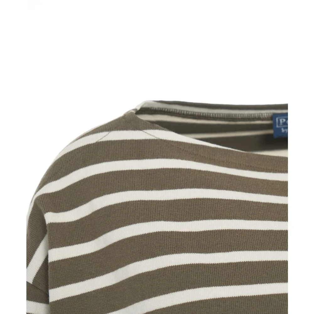 Polo Ralph Lauren Gestreepte Groene Gebreide Kleding Ss25 Green Dames