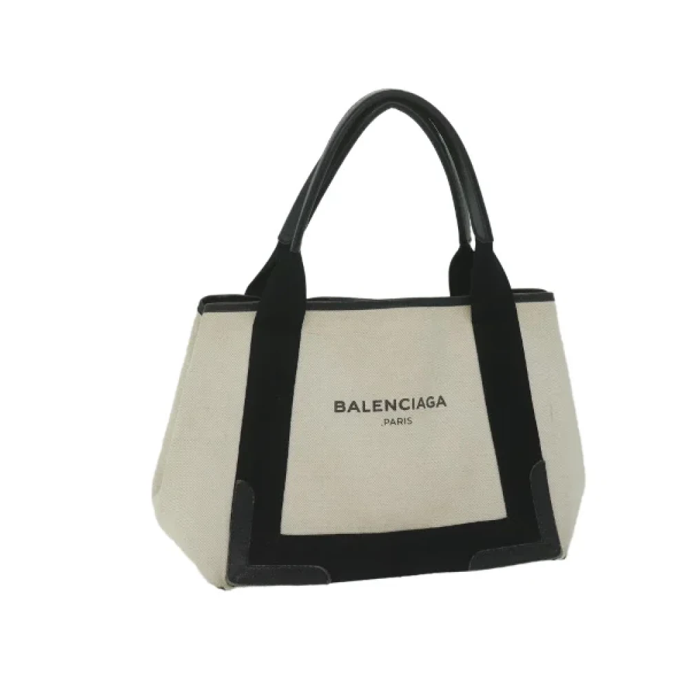 Balenciaga Vintage Pre-owned Canvas balenciaga-bags White Dames