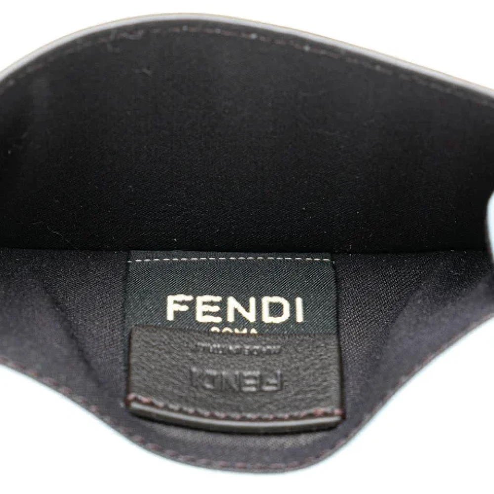 Fendi Vintage Pre-owned Leather wallets Blue Dames