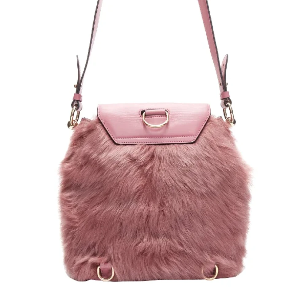 Christian Louboutin Pre-owned Fur shoulder-bags Pink Dames