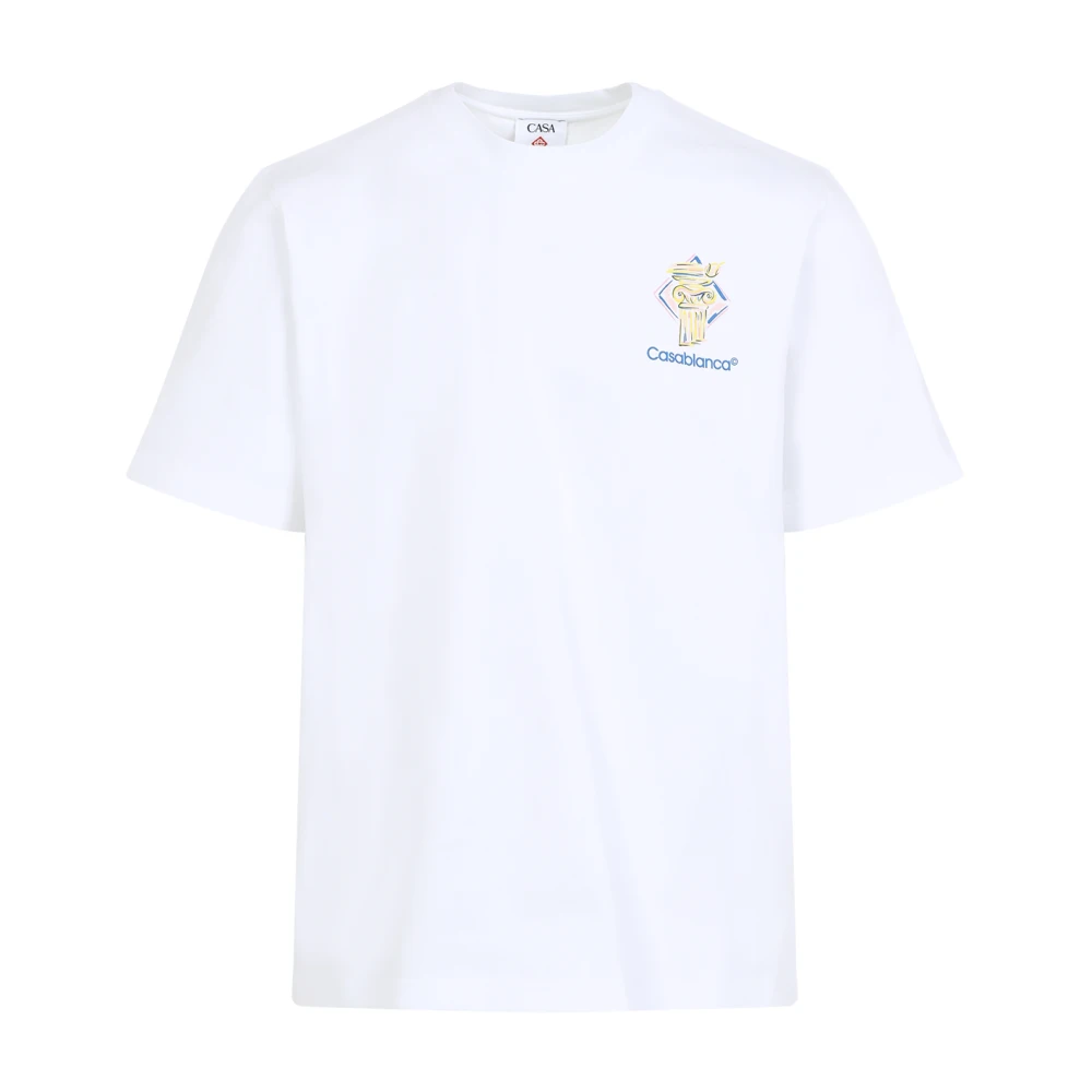 Casablanca Wit T-shirt Stijlvol Comfortabel Veelzijdig White Heren