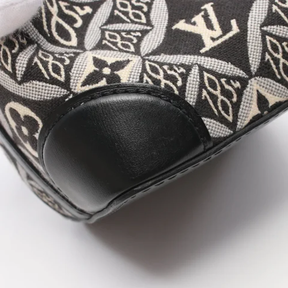 Louis Vuitton Vintage Pre-owned Cotton louis-vuitton-bags Gray Dames