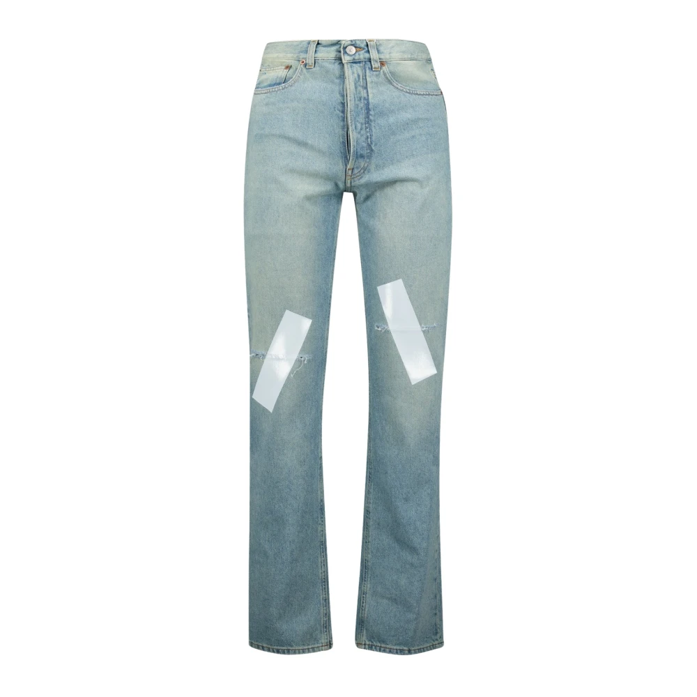 MM6 Maison Margiela Adhesive Band Jeans Blue Dames
