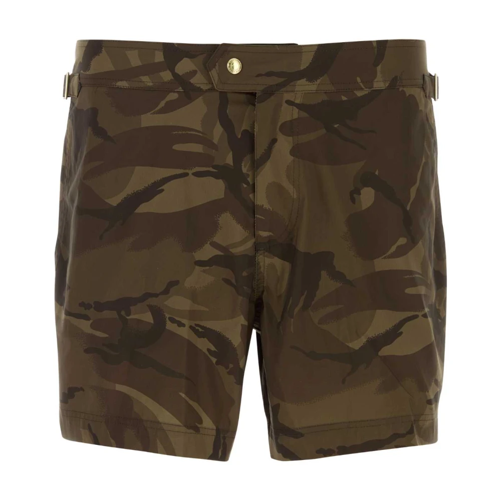 Tom Ford Stijlvolle bedrukte zwemshorts Multicolor Heren