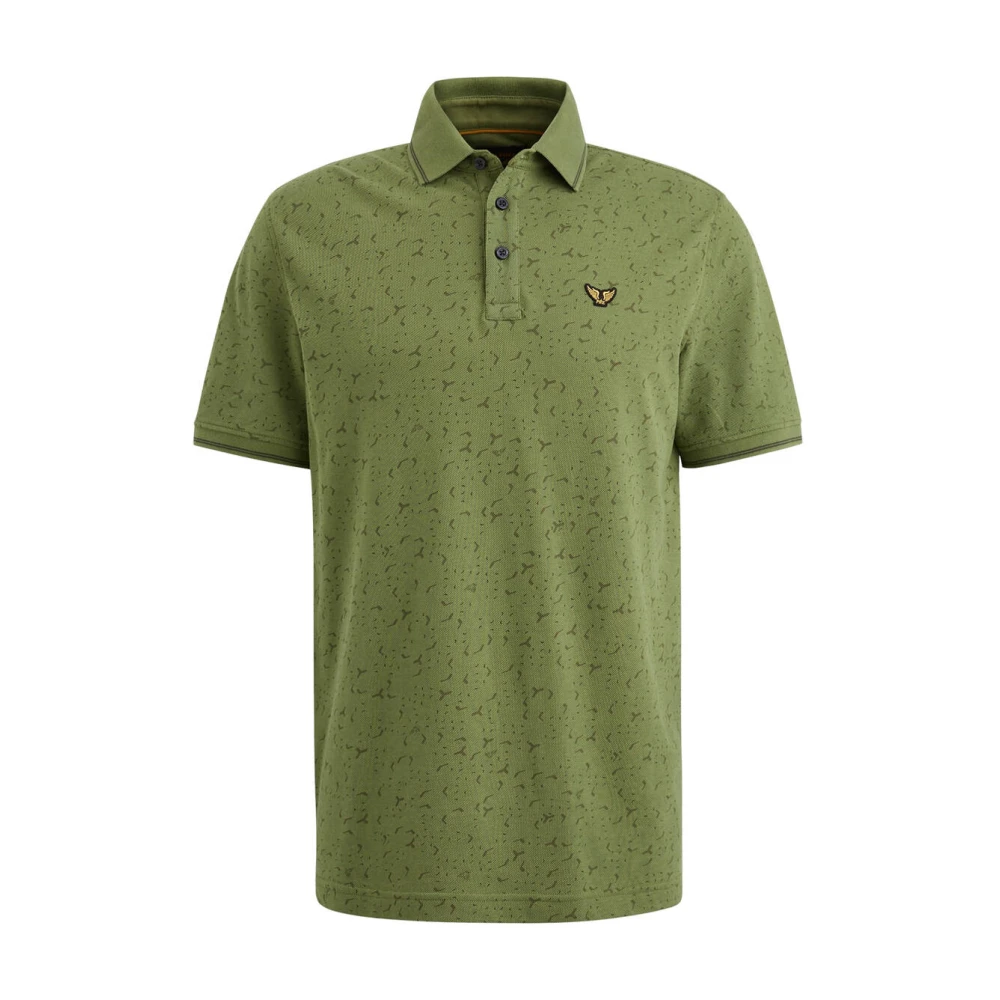PME Legend Korte Mouw Polo Fijne Piqué Green Heren