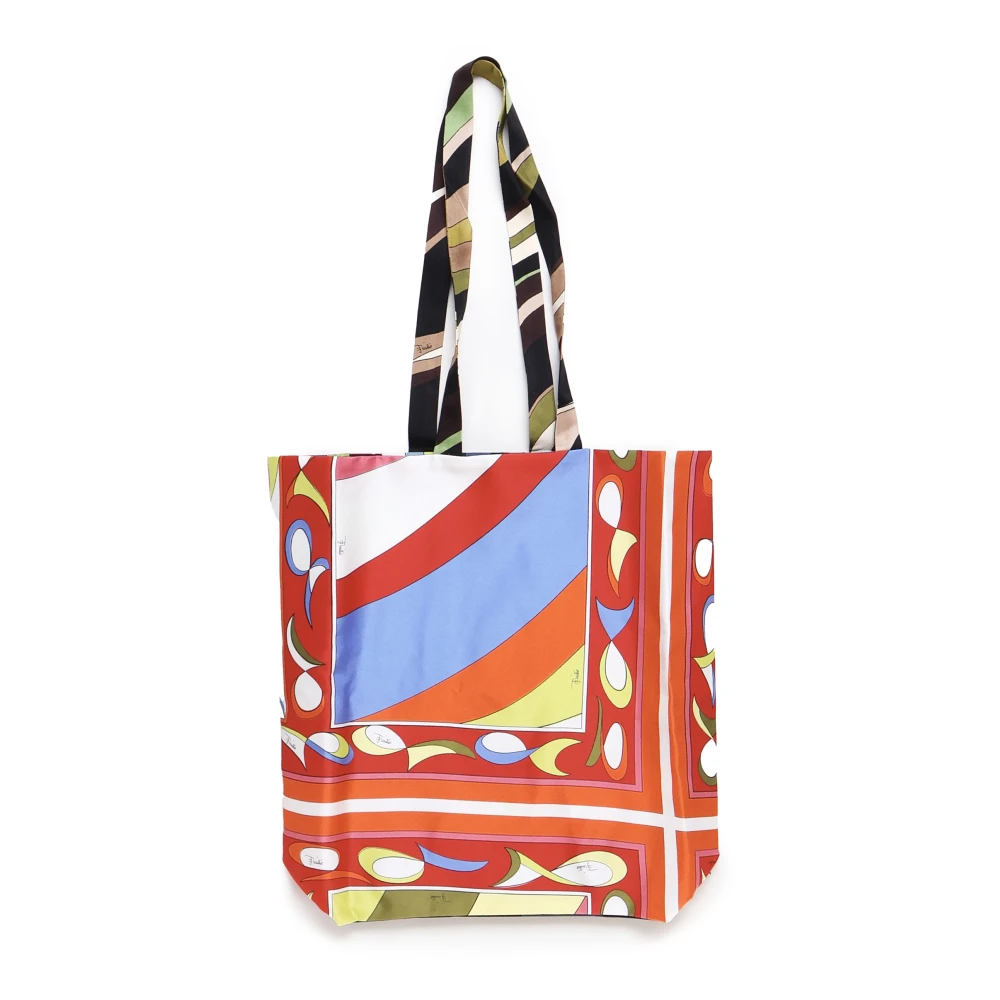 EMILIO PUCCI Multicolor zijden tas voor schouder en hand Multicolor Dames